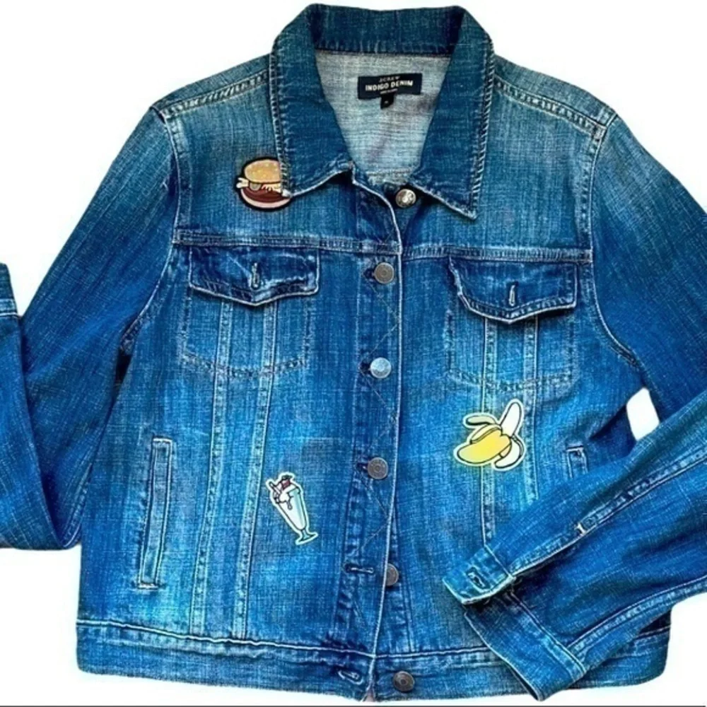 J.crew indigo denim jeans jacket